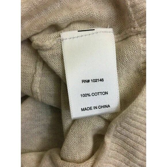 Michael Stars Solid Beige Long Sleeve Cardigan - Picture 6 of 7